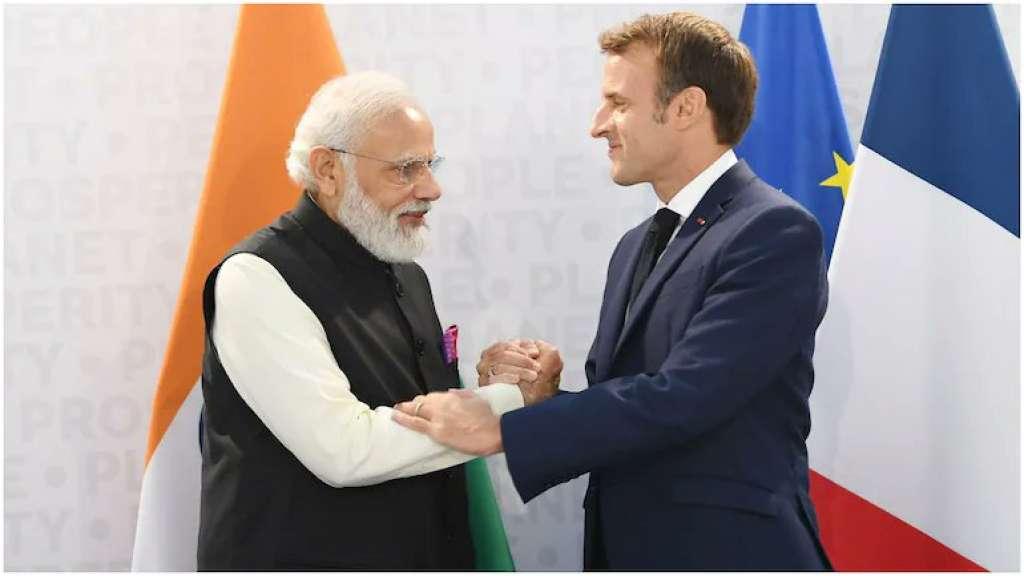 Narendra Modi i Emanuel Makron - Avaz