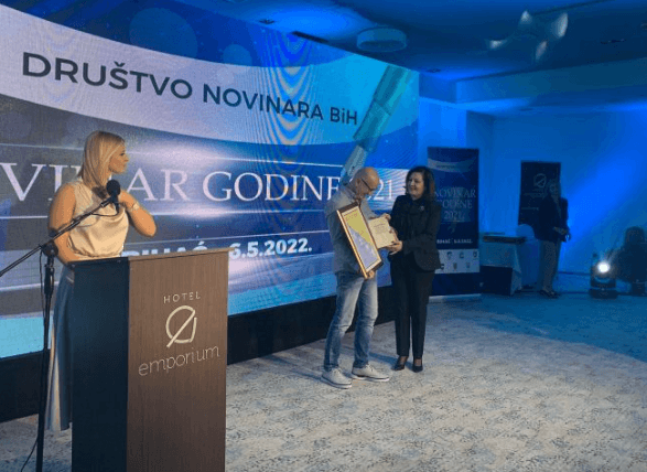 Dodijeljene nagrade "Novinar godine 2021"