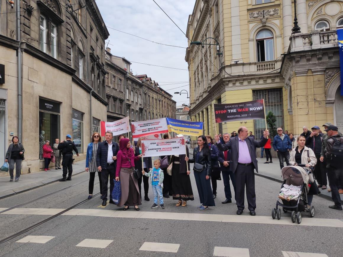 Sa današnje protestne šetnje - Avaz