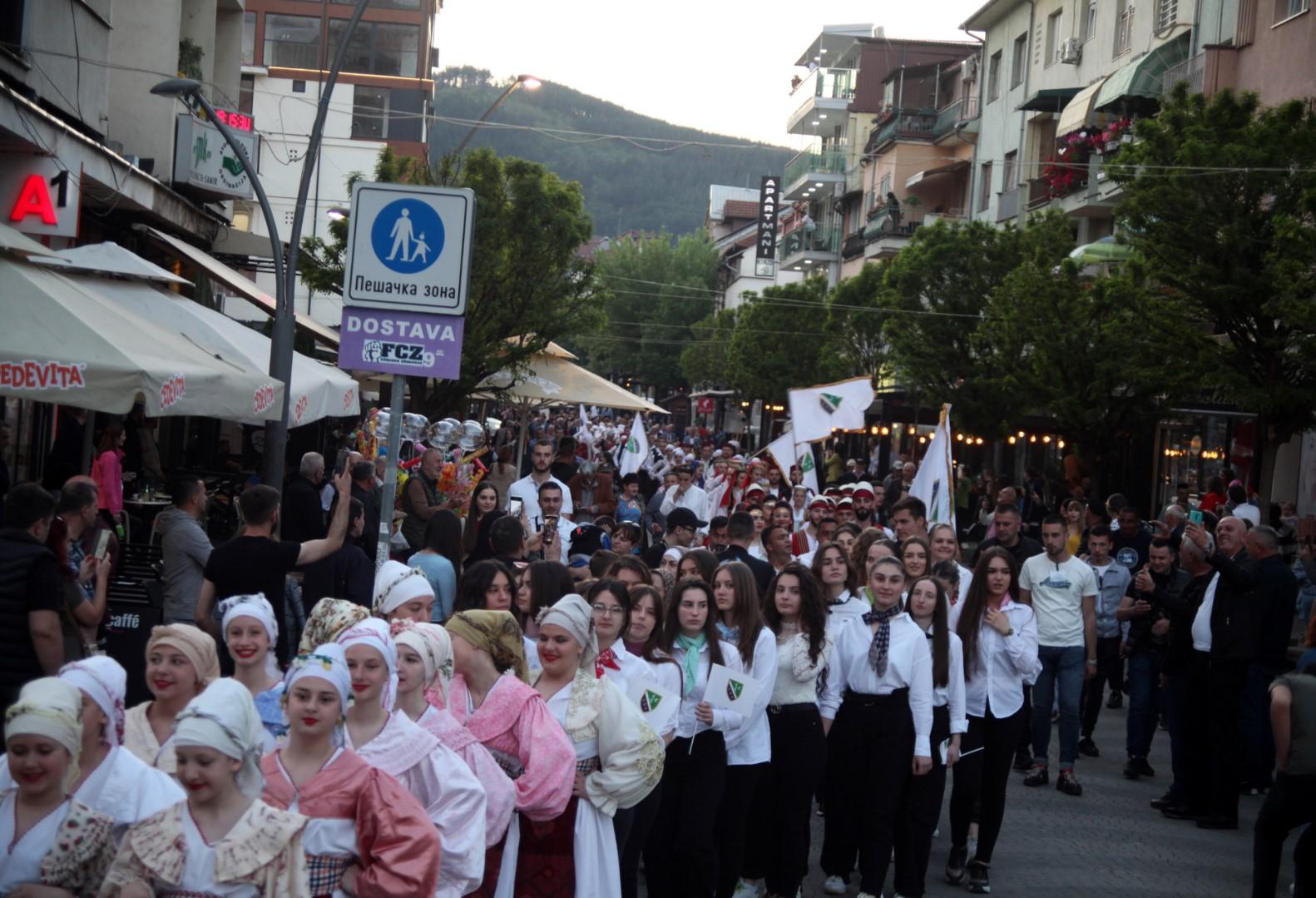 Sa današnje manifestacije u Novom Pazaru - Avaz