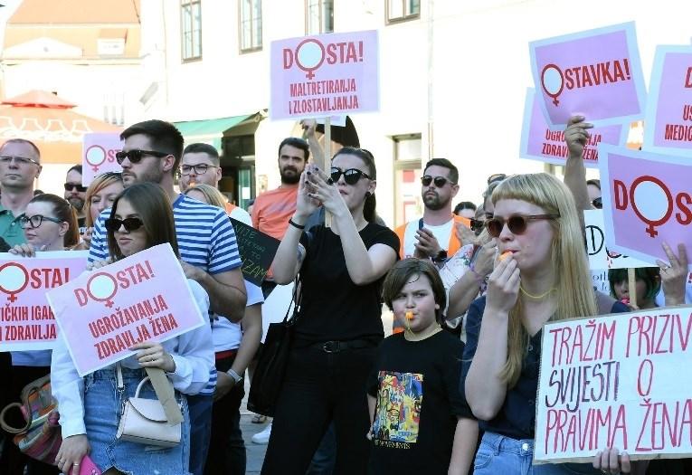 Sa protesta u Sisku - Avaz
