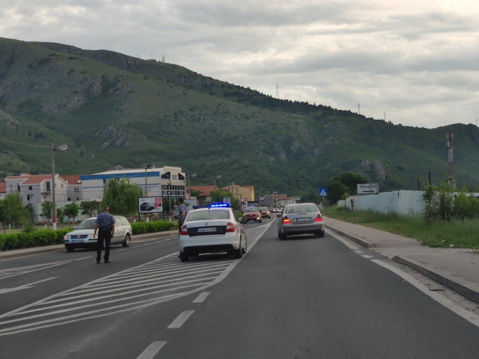 Saobraćajna nesreća kod Mostara: Teže povrijeđen motociklista