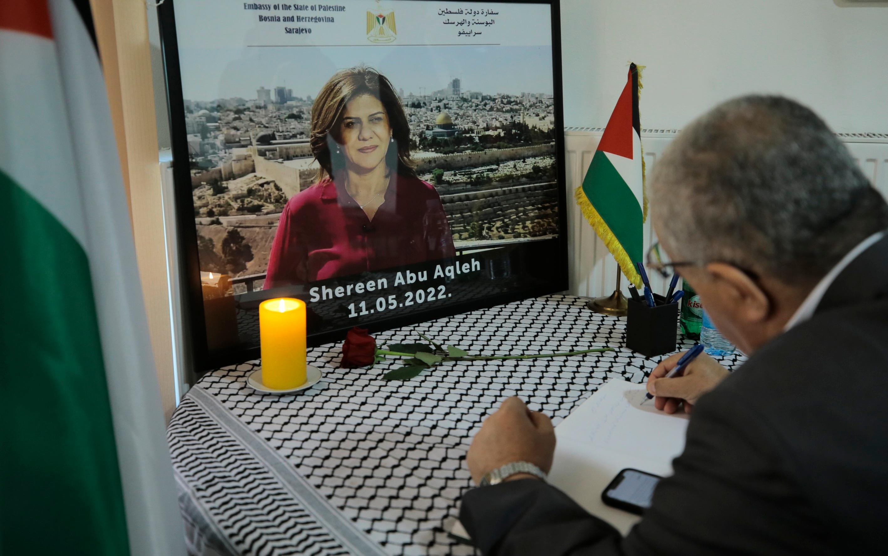 U palestinskoj ambasadi u Sarajevu otvorena knjiga žalosti - Avaz