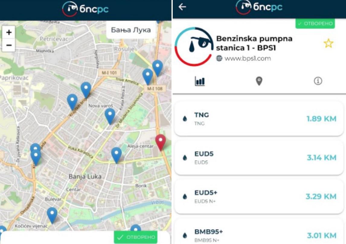 Dostupna aplikacija za praćenje cijena goriva i u RS