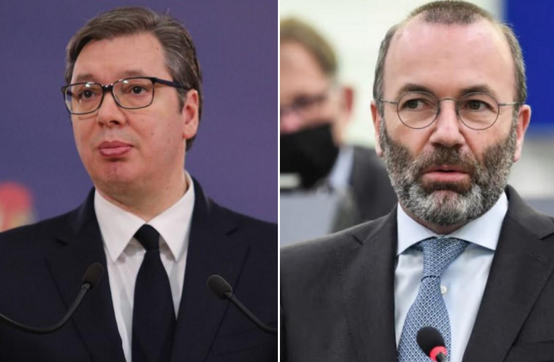 Aleksandar Vučić i Manfred Veber - Avaz