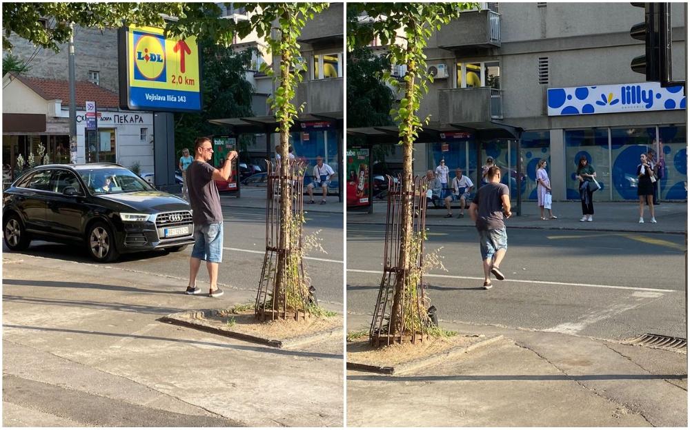 Vlado Georgiev pretrčavao cestu, umalo ga udario automobil