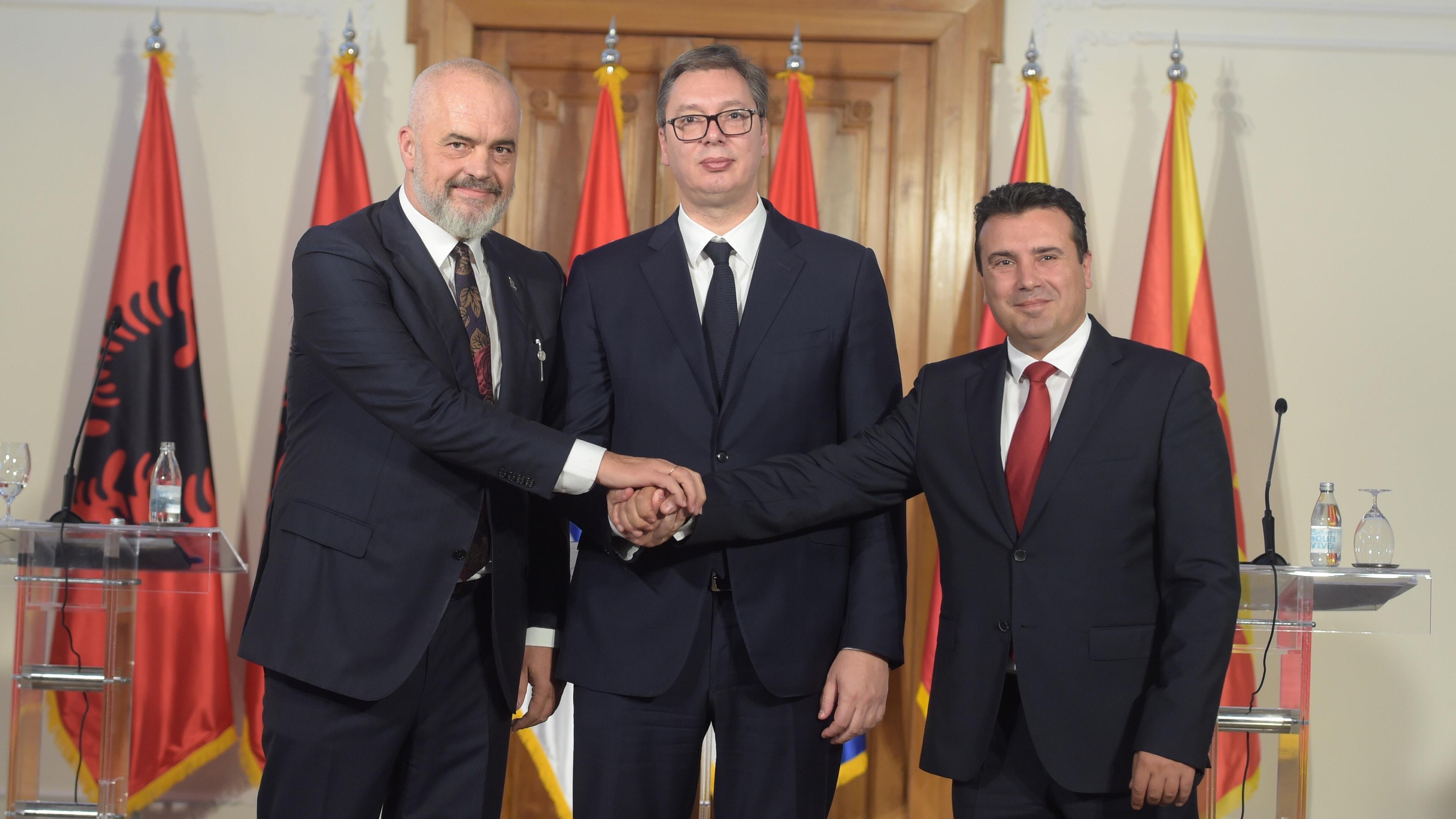 Edi Rama, Aleksandar Vučić i Zoran Zaev - Avaz