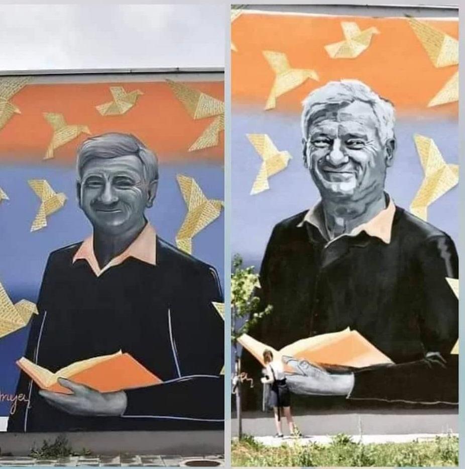 Završen mural posvećen legendarnom generalu Jovanu Divjaku (ISPRAVLJENO)