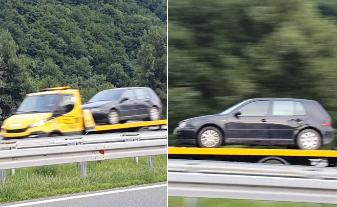 Video / Ovo je automobil u kojem su pobjegli osumnjičeni za ubistvo Vedada Gadžuna u Bilješevu