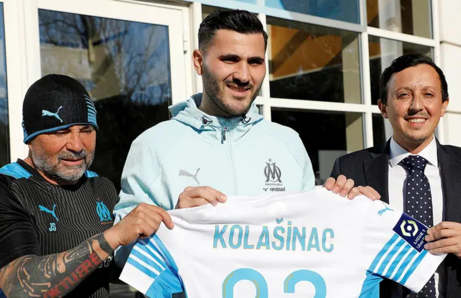 Kolašinac nije bio standardan u Marseju - Avaz