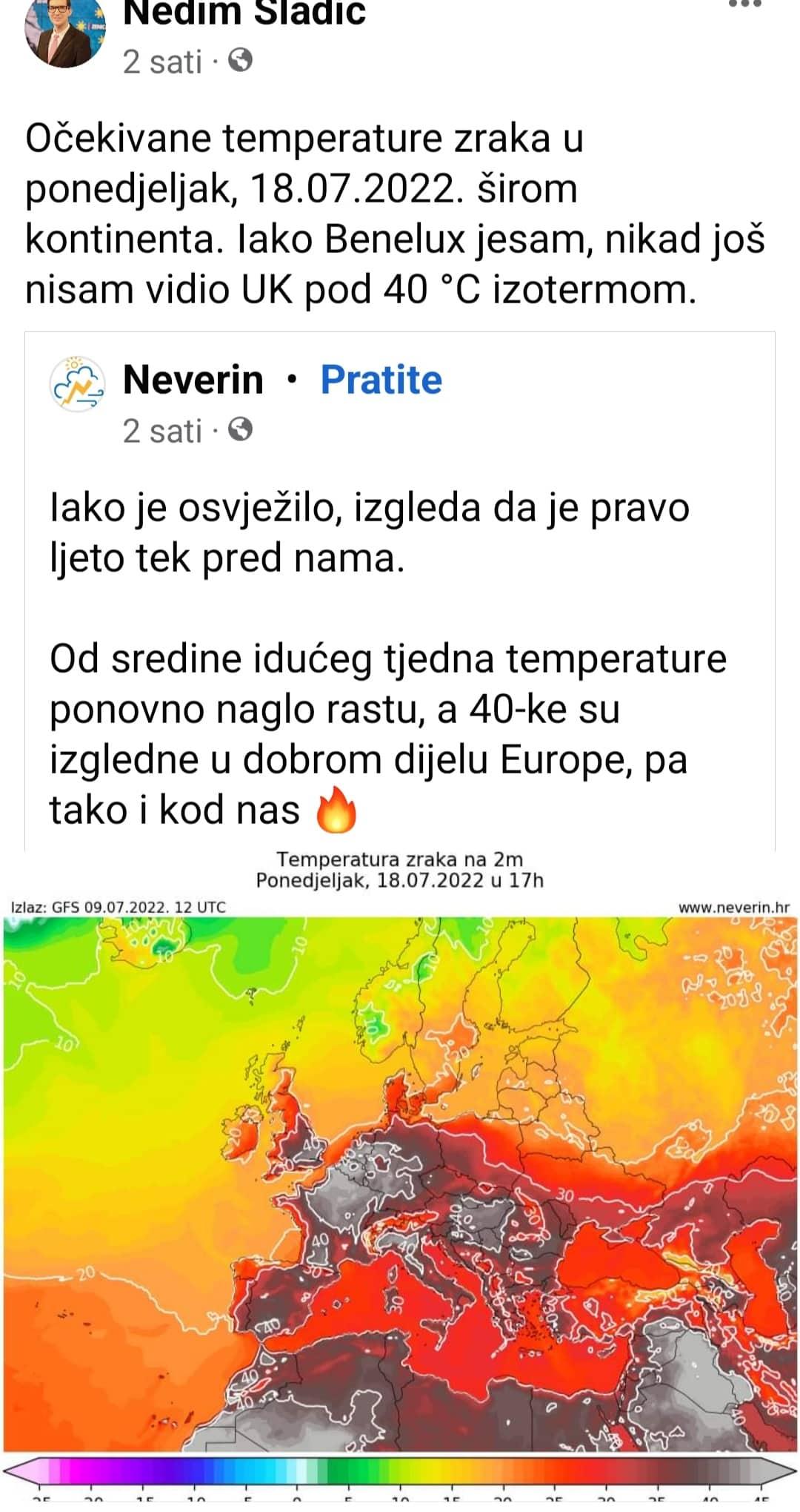 Facebook status Nedima Sladića - Avaz