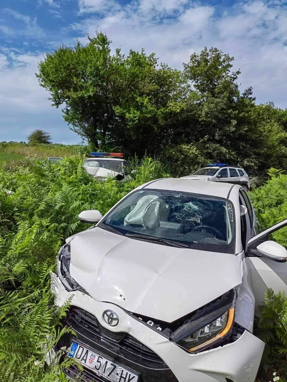 Toyota Yaris je tom prilikom sletilo s puta - Avaz