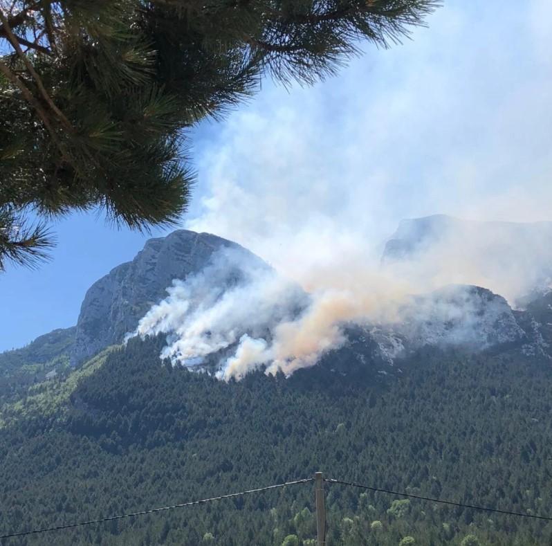 Požar u Parku prirode Blidinje se ponovo rasplamsao