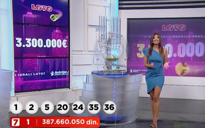 Izvučena Loto sedmica: Dobitnik osvojio vrtoglavih 3,3 miliona eura, a evo gdje je listić uplaćen