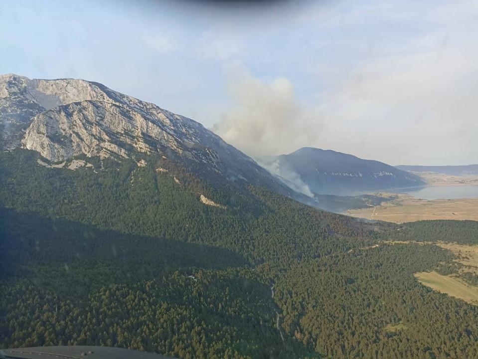 Tokom jučerašnjeg dana djelovala su dva helikoptera OS BiH - Avaz