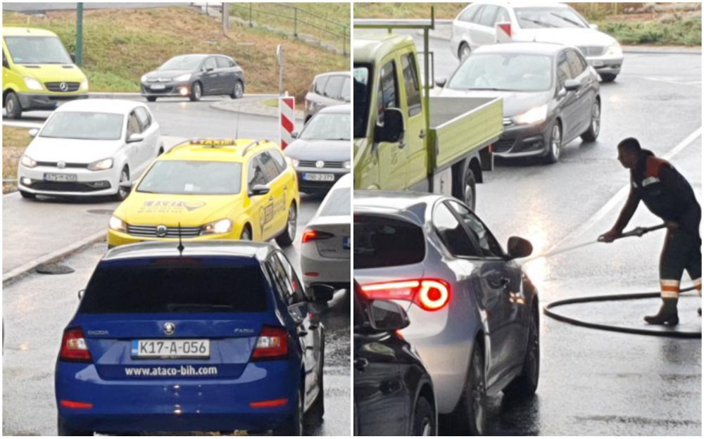 Jutro poslije potopa u Buća Potoku: Radnici peru cestu, opet se stvorile gužve