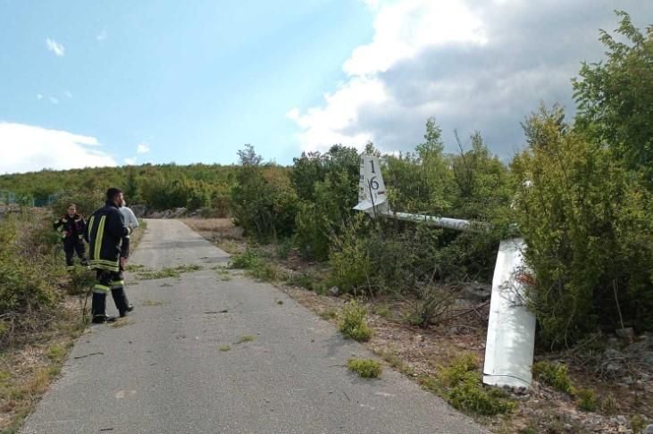 Nesreća u Hrvatskoj: Srušila se letjelica, pilot povrijeđen