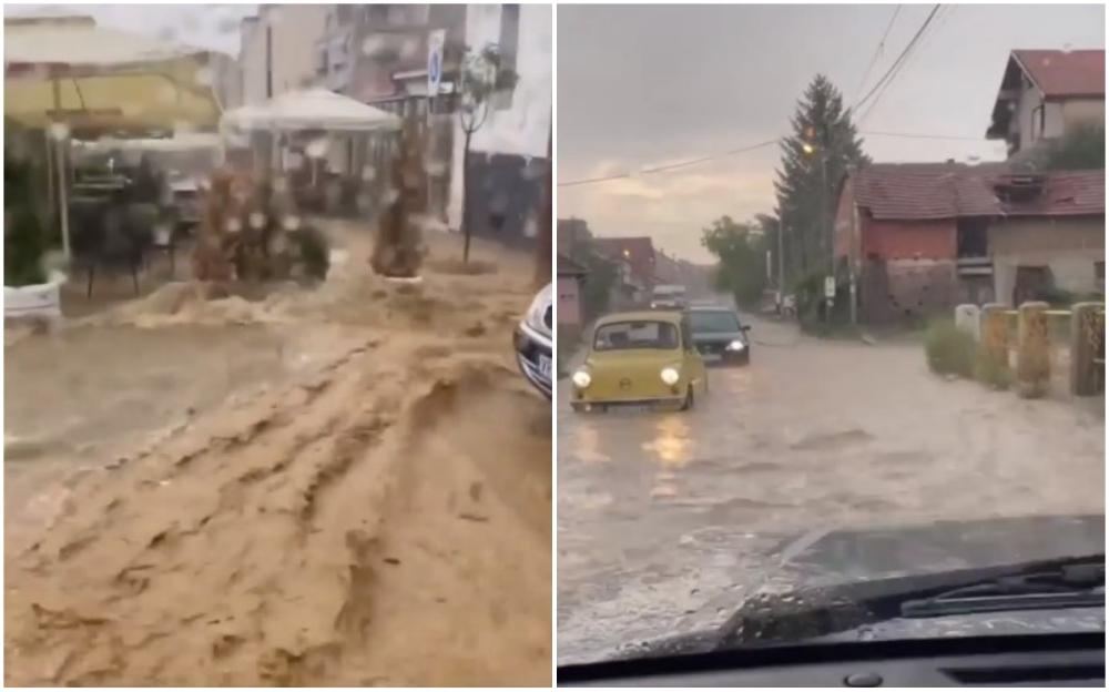 Veliko nevrijeme prouzrokovalo probleme: Teku bujice vode, automobili jedva idu