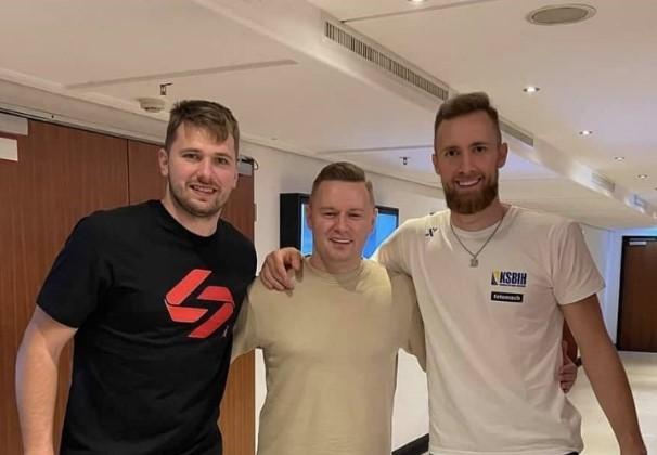 Luka Dončić, Dženis Musa i Džanan Musa - Avaz