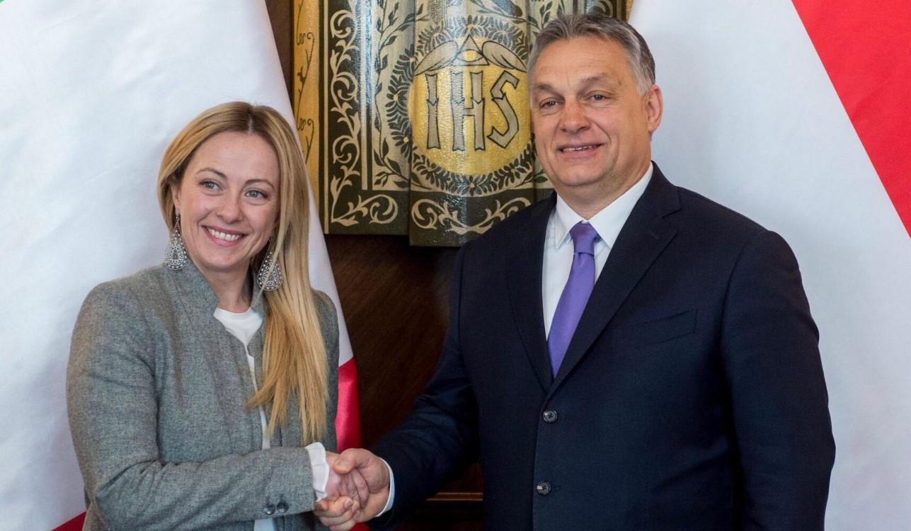 Đorđa Meloni i Viktor Orban - Avaz