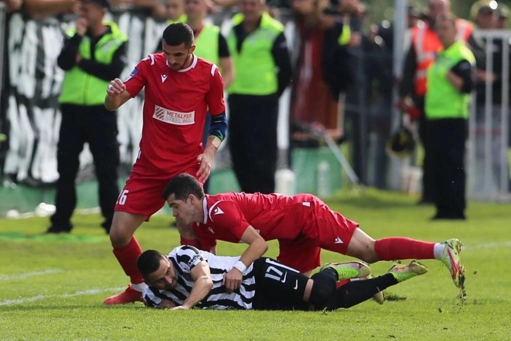 Detalj s utakmice u Sremskoj Mitrovici: Partizan primio gol u 92. minuti - Avaz