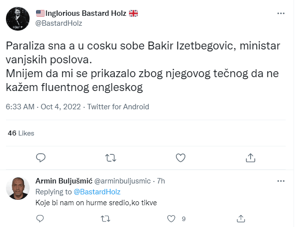 Brojne reakcije na poraz Bakira Izetbegovića na Twitteru - Avaz