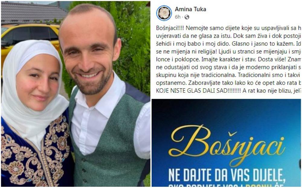 Supruga Amela Tuke se oglasila: Dok sam živa i dok postoji SDA moj glas ide njima