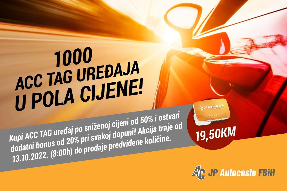 Nova akcija ACC TAG uređaja po cijeni od 19,50KM