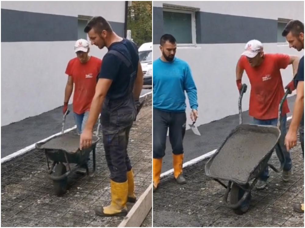 Video / Kad ti svi pametuju kako ćeš: Bacio i kolica i beton, "neću sad nikako"