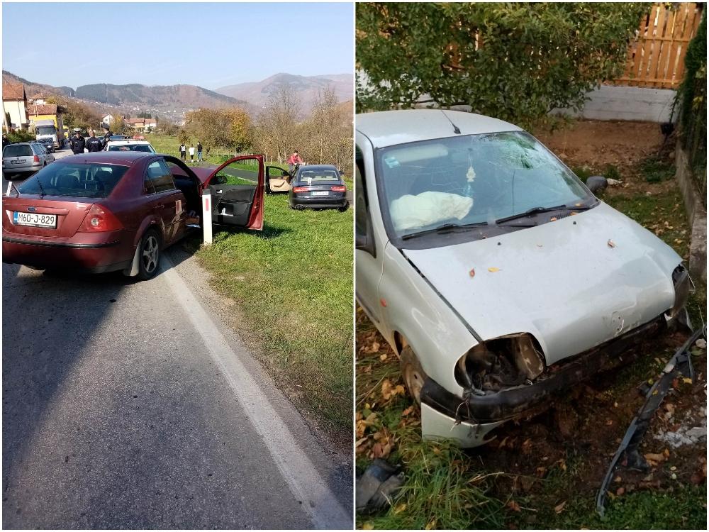 Četvero povrijeđenih u dvije saobraćajne nezgode