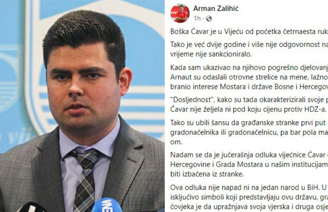 Zalihić: Sabina Ćudić i Damir Arnaut su odaslali otrovne strelice na mene - Avaz