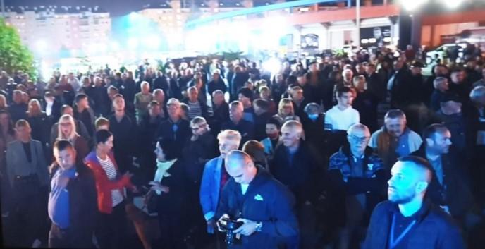 Završen protest opozicije ispred zgrade RTRS-a