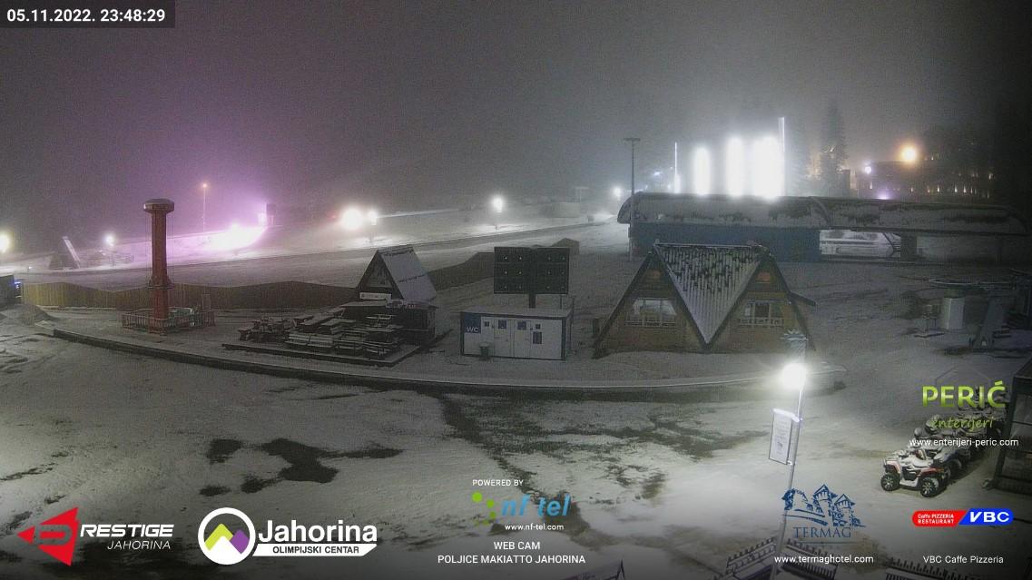 Snijeg počeo padati na Jahorini, temperatura ispod nule