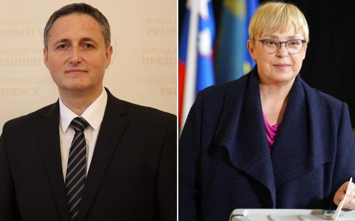 Bećirović čestitao Pirc Musar: Cijenimo stalnu podršku Slovenije na putu BiH u EU i NATO