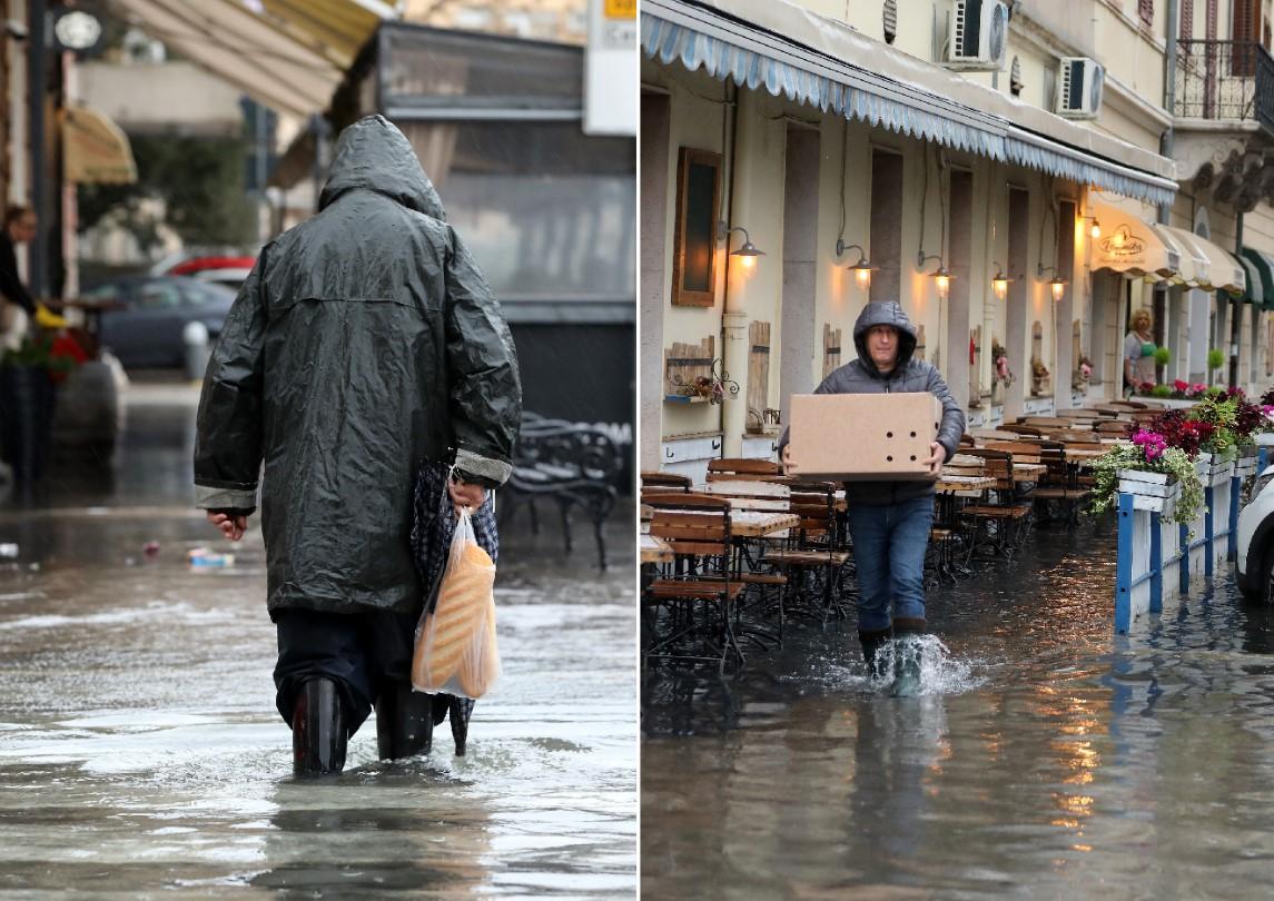 Haos u Hrvatskoj, orkanski vjetar u Dalmaciji, potop u Rovinju, Puli, Rijeci