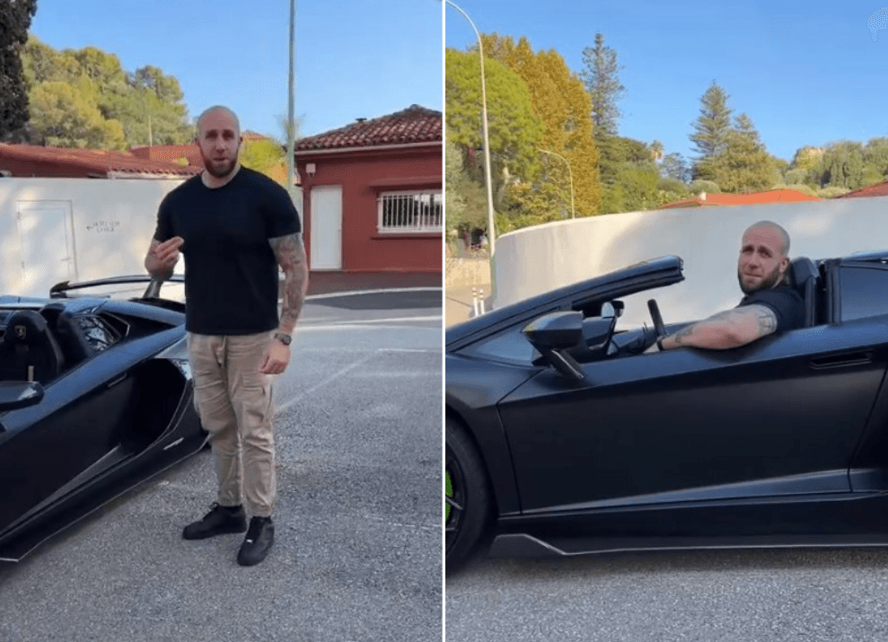 Kako izgleda kada dvometraš vozi Lamborghini