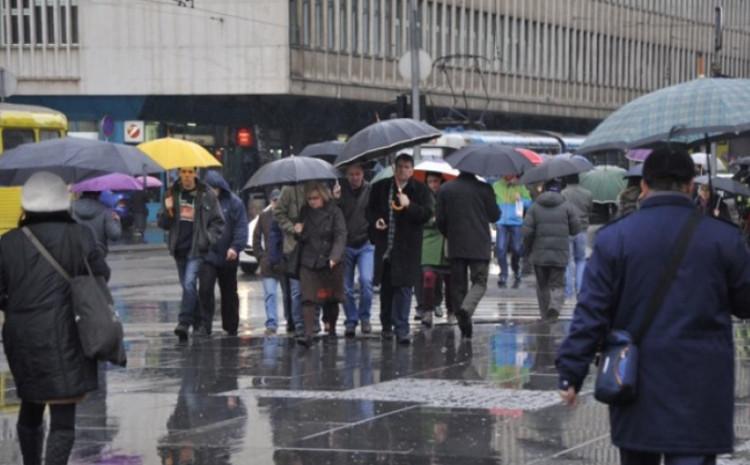 U BiH danas oblačno vrijeme, kiša u većini područja