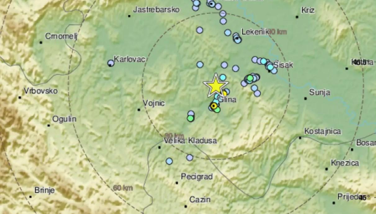 Epicentar je bio 11 kilometara od Petrinje u Glinskim Poljanama - Avaz