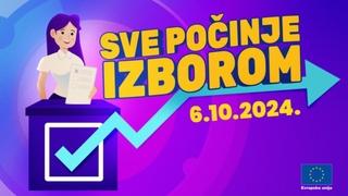 EU u BiH pokreće kampanju "Sve počinje izborom": Ohrabrenje građanima da ostvare svoja demokratska prava