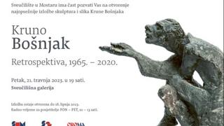 Otvorenje izložbe 'Retrospektiva 1966.-2020.' kipara Krune Bošnjaka