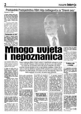 Alija Izetbegović - Avaz