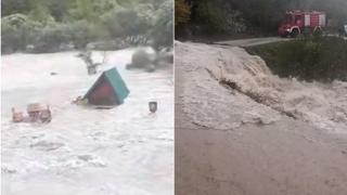 Poplave širom Crne Gore: Sela odsječena, voda nosi sve pred sobom