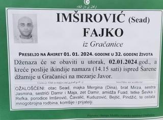 Danas dženaza mladiću koji je poginuo u stravičnoj nesreći kod Gračanice