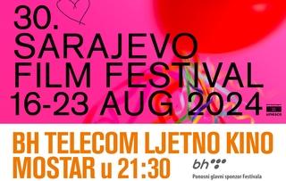 Program Sarajevo Film Festivala u BH Telecom Ljetnom kinu Mostar