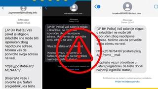 Hitno upozorenje BH Pošte: Ne nasjedajte na lažne SMS poruke