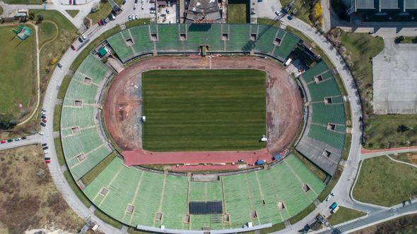 Stadion Koševo sniman iz zraka - Avaz