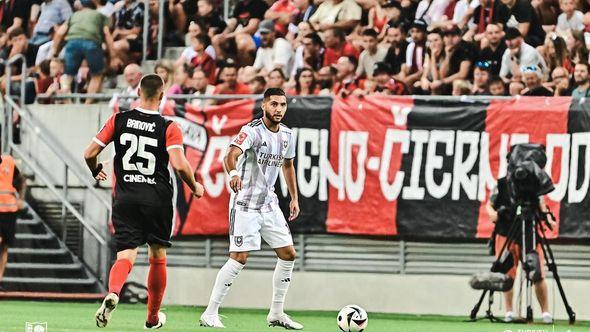 Detalj s utakmice Sarajevo - Spartak - Avaz