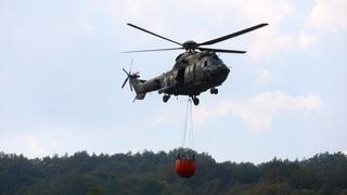 Helikopteri OS BiH nisu gasili požar na Ponijerima