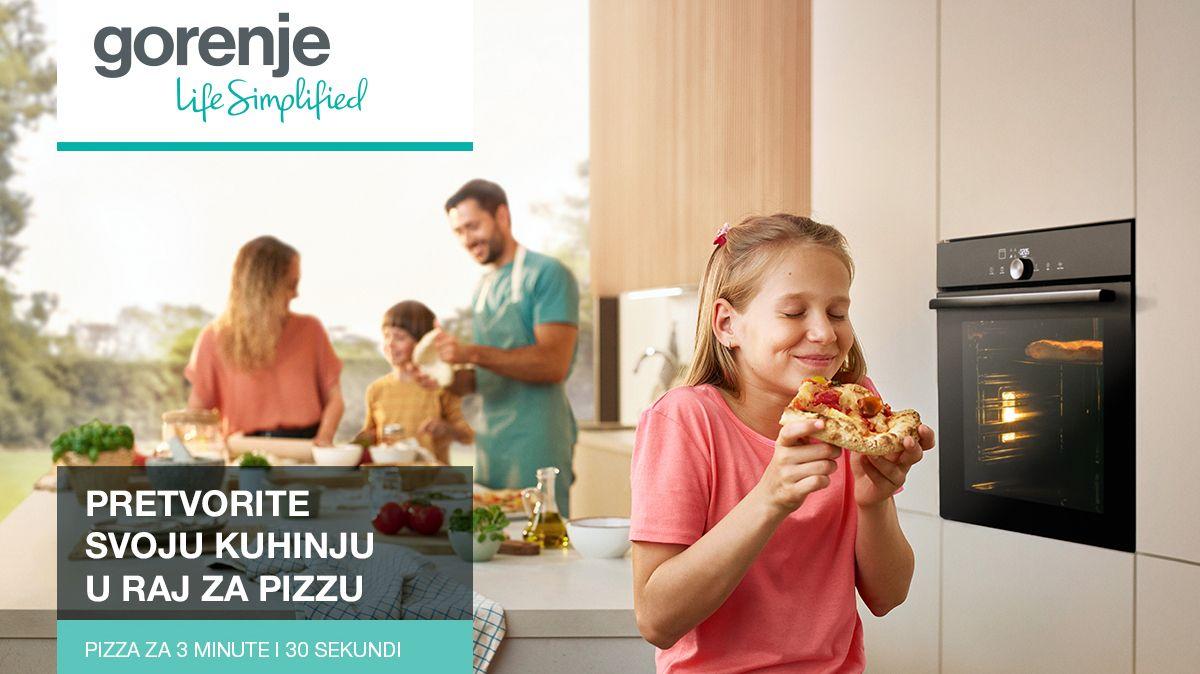 Evo kako da postanete pravi PIZZA MAJSTOR koristeći GORENJE PizzaPlus pećnicu