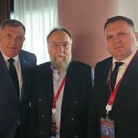 Dodik se sastao s ozloglašenim Putinovim ideologom: Impresioniralo me njegovo znanje o Balkanu